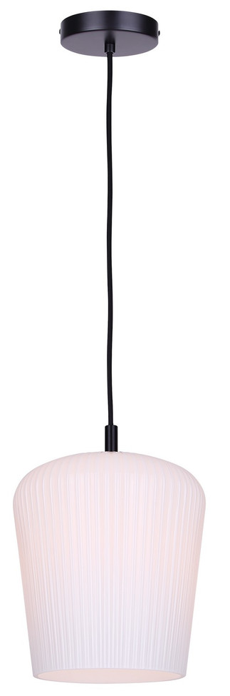 Canarm - IPL1249A01BK-OR - One Light Pendant - Leandro - Matte Black