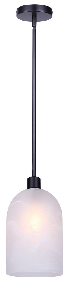 Canarm - IPL2260B01BK7 - One Light Pendant - Marek - Matte Black