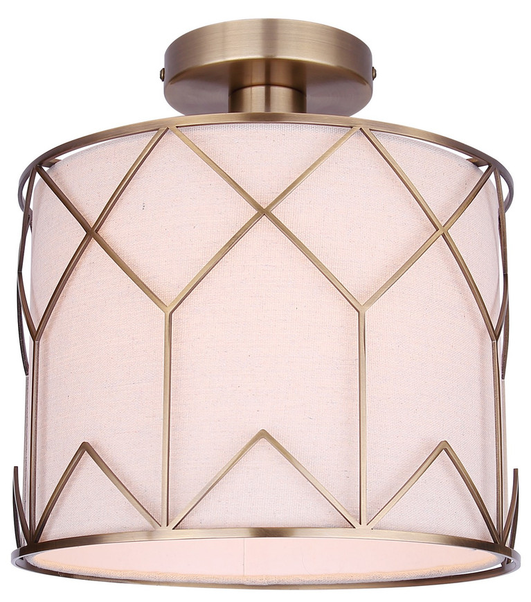 Canarm - ISF2251B01GD - One Light Semi-Flushmount - Tulia - Gold