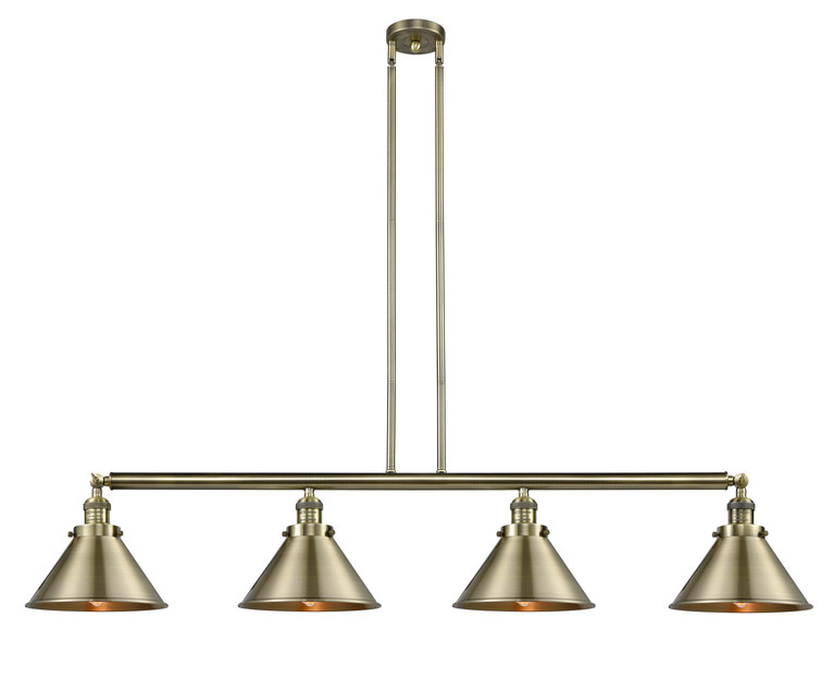 Innovations - 214-AB-M10-AB-LED - LED Island Pendant - Franklin Restoration - Antique Brass