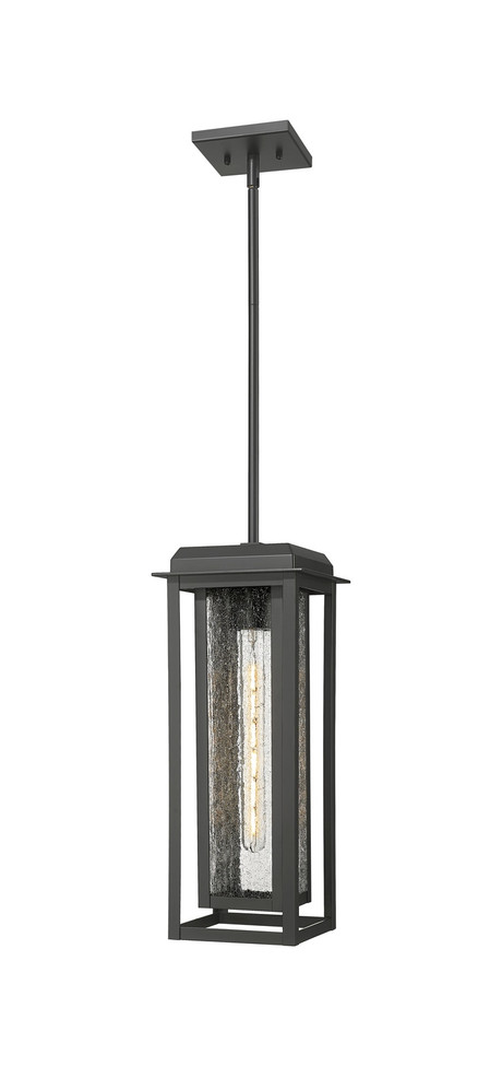 Innovations - 9951-1H-BK-19-CG-BK-SDY - One Light Pendant - Mansfield - Matte Black