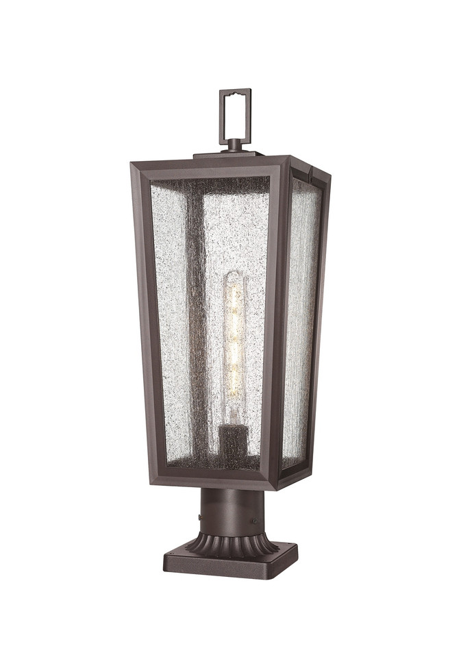 Innovations - 9952-1PLT-BZ-23-SDY - One Light Outdoor Post Lantern - Madison - Bronze