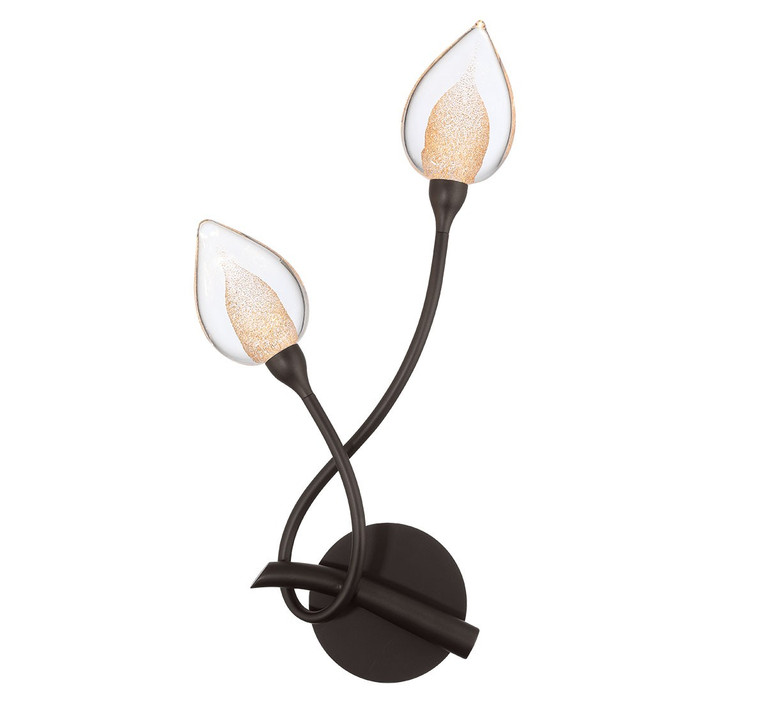 Lib & Co. - 12311-043 - LED Wall Mount - Modena - Black with gold accent