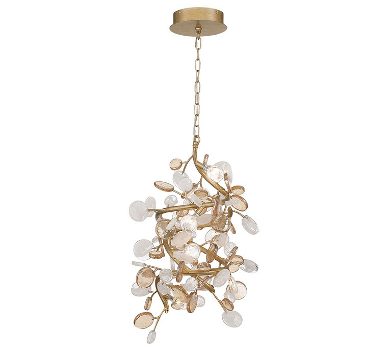 Lib & Co. - 12325-057 - LED Pendant - Pisa - Antique gold