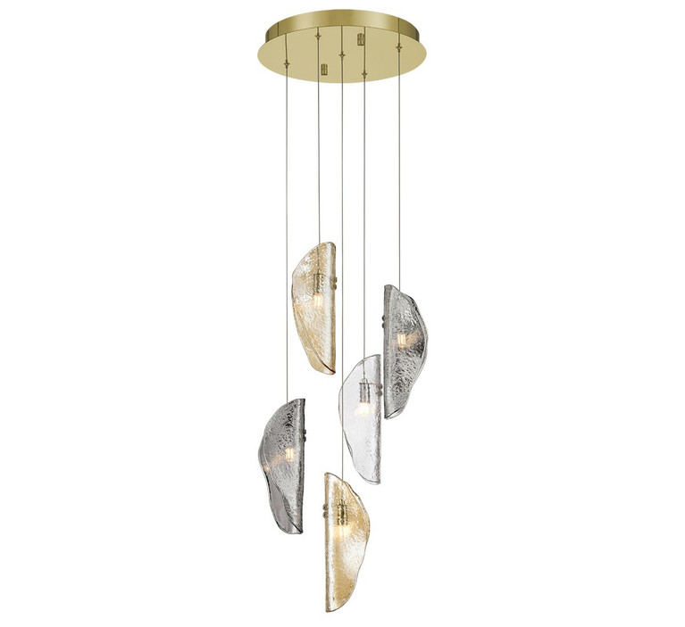 Lib & Co. - 12407-023-07 - LED Chandelier - Sorrento - Gold