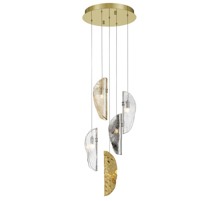 Lib & Co. - 12407-024-07 - LED Chandelier - Sorrento - Gold