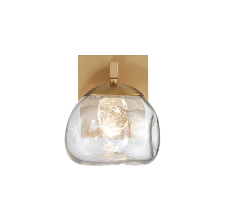 Lib & Co. - 12450-030 - LED Wall Mount - Camerino - Painted antique brass