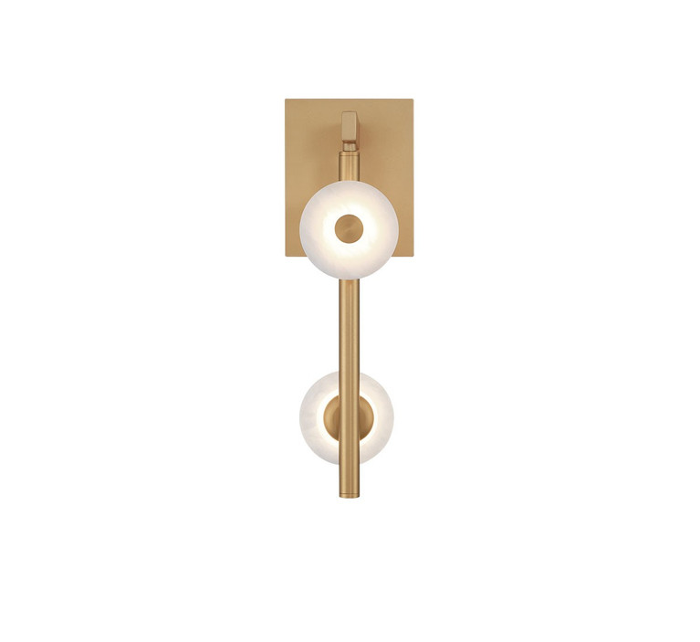 Lib & Co. - 12451-030 - LED Wall Mount - Etna - Painted antique brass