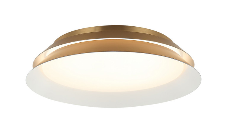 Matteo Lighting - M19114AG - LED Wall Sconce - DAHLIA - Aged Gold Brass