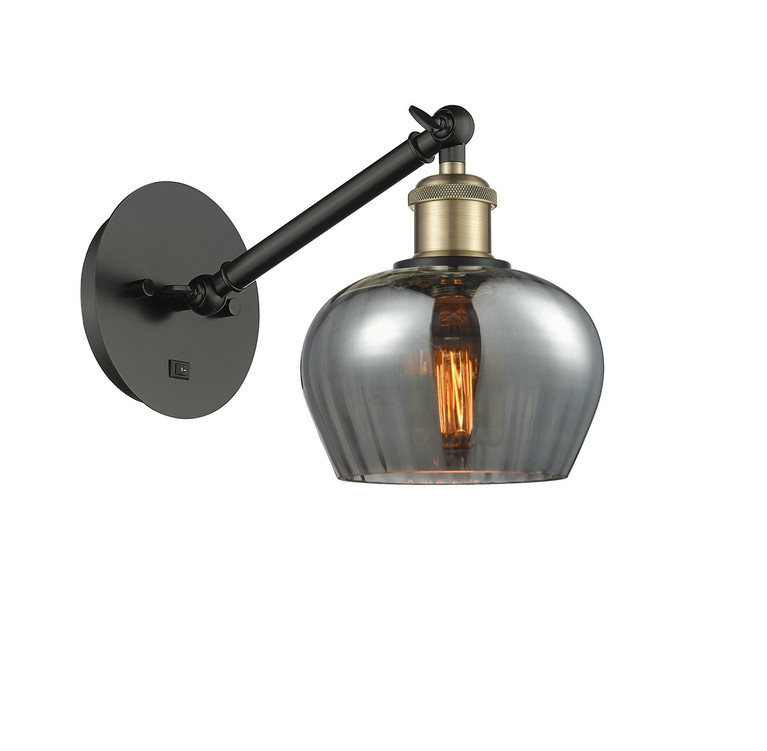 Innovations - 317-1W-BAB-G93 - One Light Wall Sconce - Ballston - Black Antique Brass