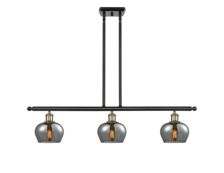 Innovations - 516-3I-BAB-G93 - Three Light Island Pendant - Ballston - Black Antique Brass