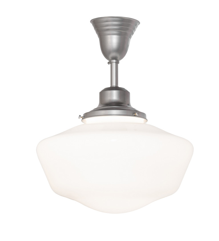 Meyda Tiffany - 284743 - One Light Pendant - Revival Schoolhouse - Nickel