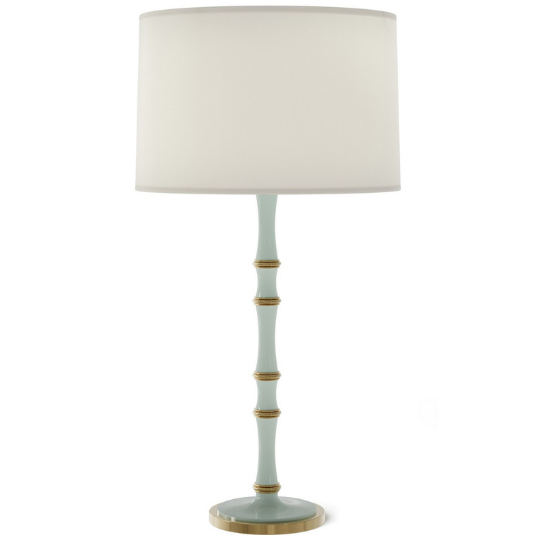 Robert Abbey - CL71 - One Light Table Lamp - Kane - Celadon w/Modern Brass