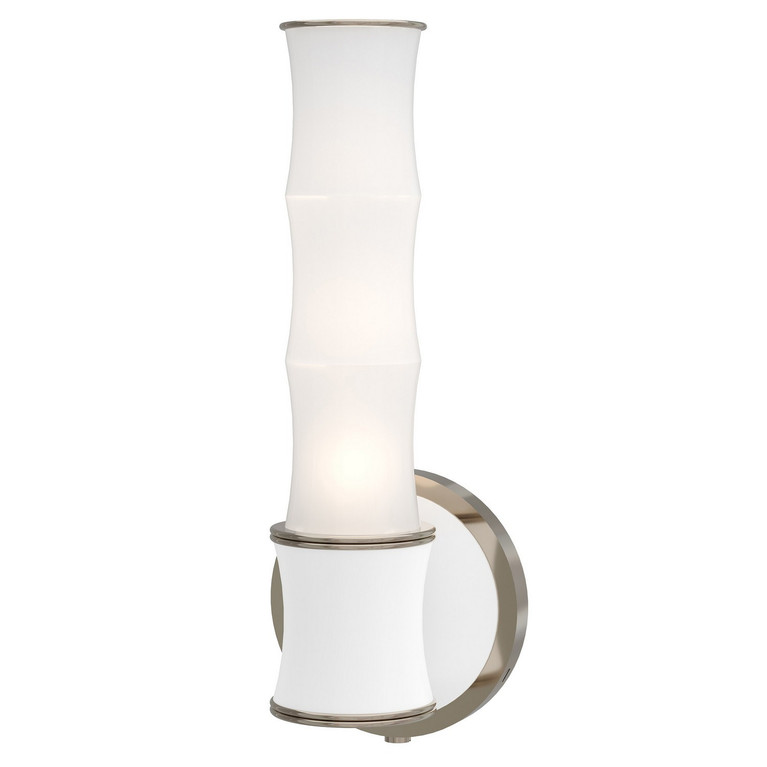 Robert Abbey - MDY69 - One Light Wall Sconce - Kane - Matte Daisy w/Polished Nickel
