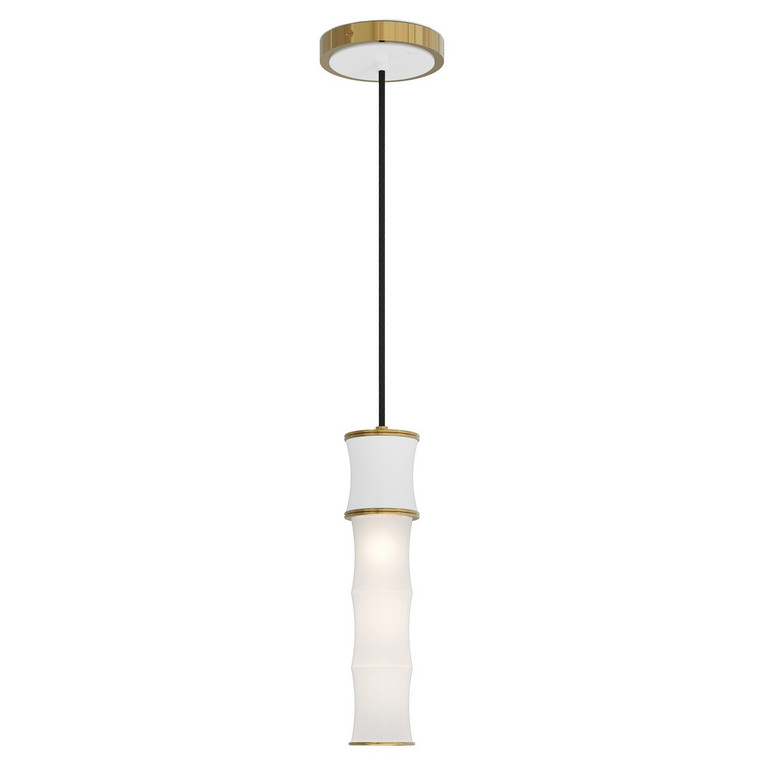Robert Abbey - MDY85 - One Light Pendant - Kane - Matte Daisy w/Modern Brass