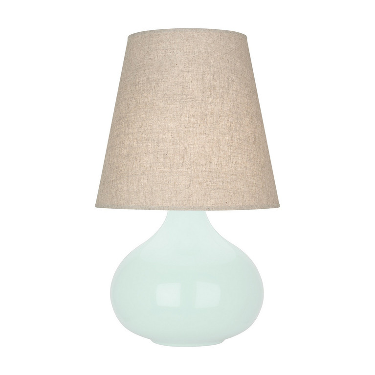 Robert Abbey - MN91 - One Light Accent Lamp - Small June - Mint Glazed Ceramic