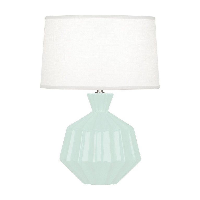 Robert Abbey - MN989 - One Light Accent Lamp - Small Orion - Mint Glazed Ceramic