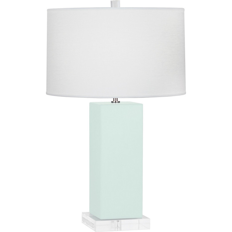Robert Abbey - MN995 - One Light Table Lamp - Harvey - Mint Glazed Ceramic