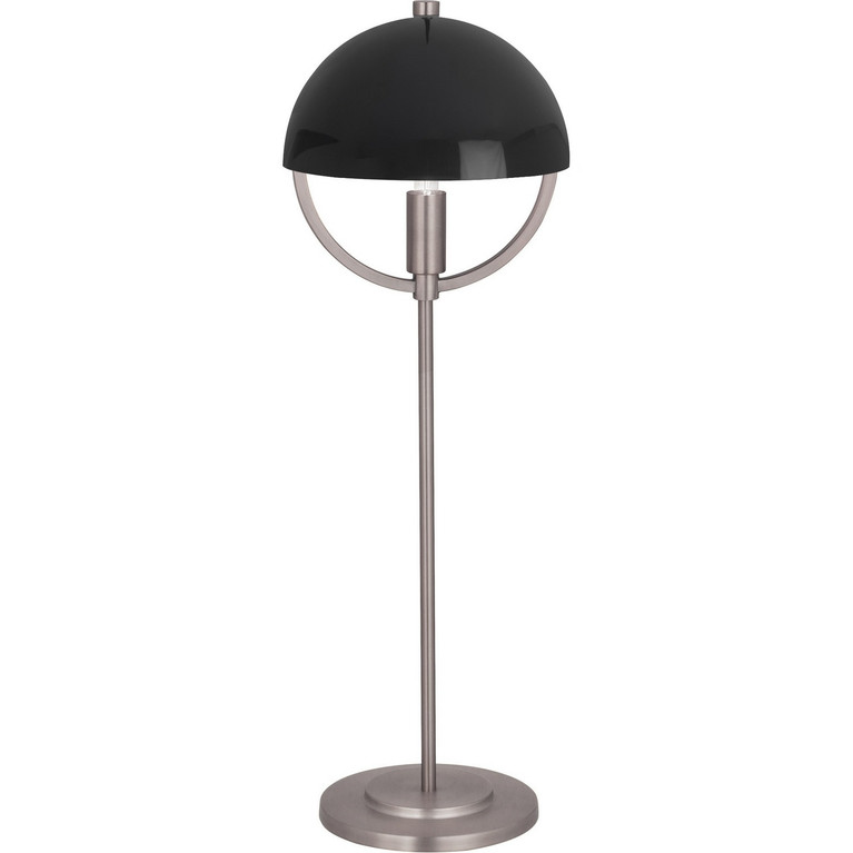 Robert Abbey - P600BLK - One Light Table Lamp - Mavisten Edition Copernica - Pewter w/Piano Black Painted