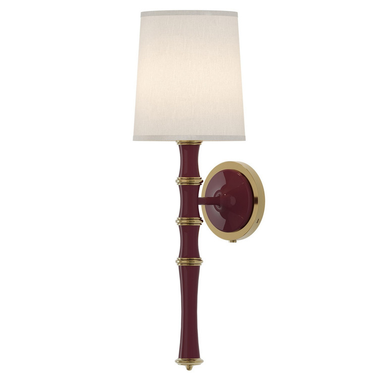 Robert Abbey - SM87 - One Light Wall Sconce - Kane - Sugar Plum w/Modern Brass
