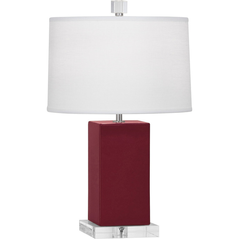 Robert Abbey - SM990 - One Light Accent Lamp - Small Harvey - Sugar Plum Glazed Ceramic