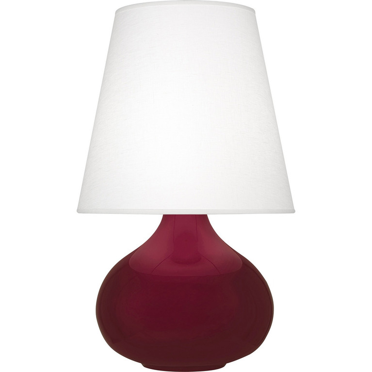 Robert Abbey - SM993 - One Light Table Lamp - June - Sugar Plum Glazed Ceramic