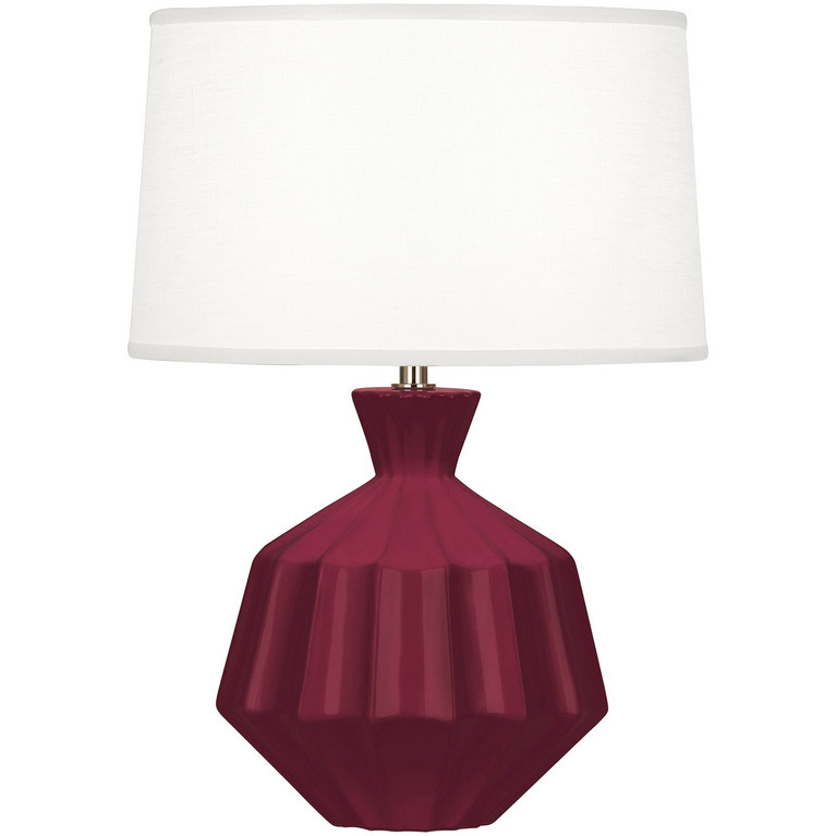 Robert Abbey - SM999 - One Light Table Lamp - Orion - Sugar Plum Glazed Ceramic
