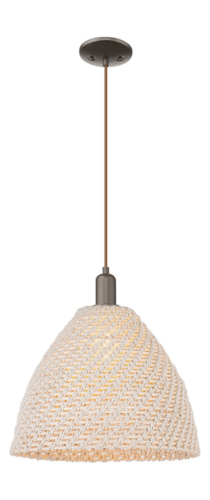 Innovations - 716-1P-OB-NBD-16-NAT - One Light Mini Pendant - Arcadia - Oil Rubbed Bronze