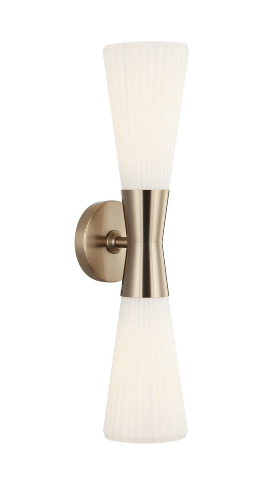 Matteo Lighting - S18112CG - Two Light Wall Sconce - JAMESON - Champagne Gold