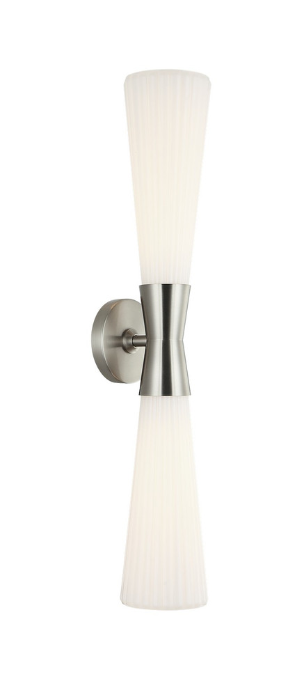 Matteo Lighting - S18122BN - Two Light Wall Sconce - JAMESON - Brushed Nickel