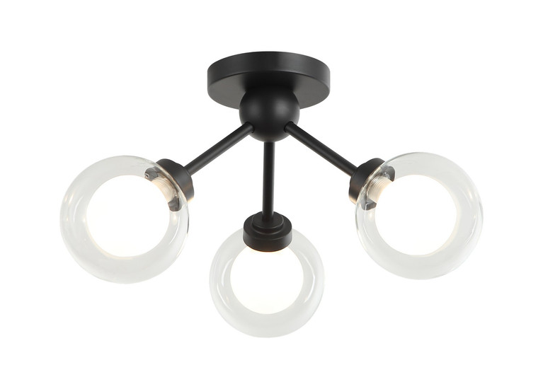 Matteo Lighting - X33003MB - LED Chandelier - SOLARIS - Matte Black