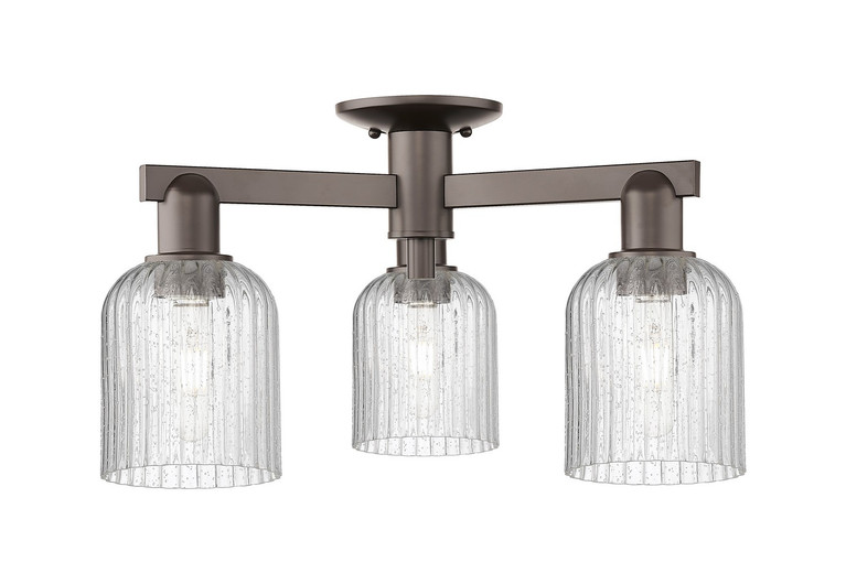 Innovations - 716-3F-OB-G559-5SDY - Three Light Semi-Flush Mount - Arcadia - Oil Rubbed Bronze