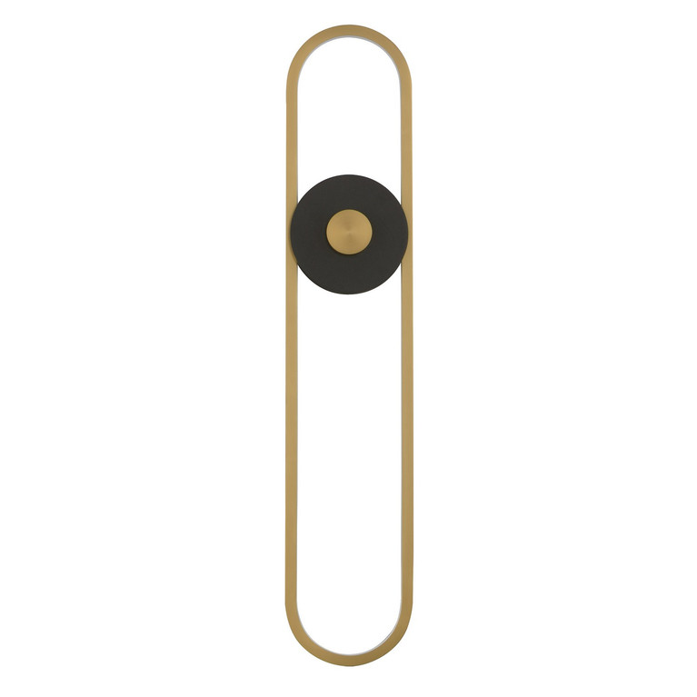 ET2 - E42108-BKGLD - LED Outdoor Wall Sconce - Gravity - Black / Gold