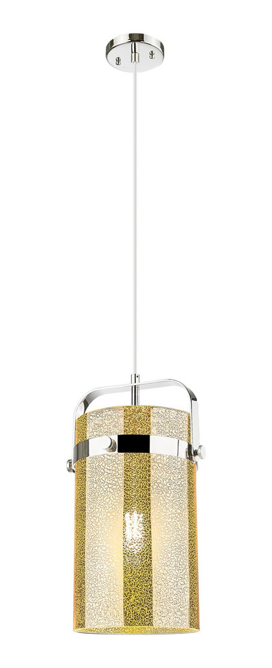 Innovations - 413-1PM-PN-G413-1S-8ME - One Light Mini Pendant - Downtown Urban - Polished Nickel