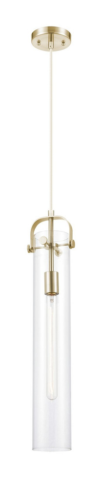 Innovations - 413-1PS-CB-G413-1S-4CL - One Light Pendant - Downtown Urban - Champagne Bronze