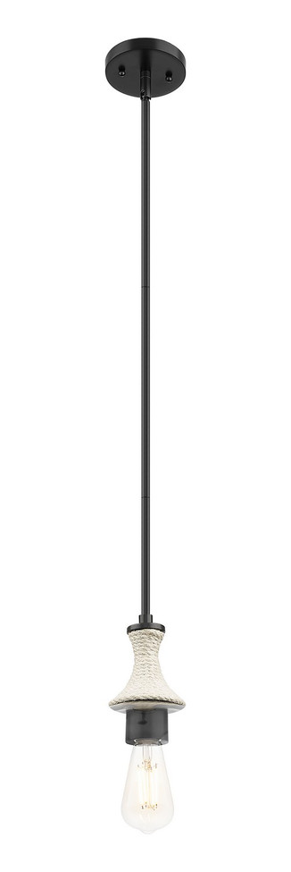 Innovations - 415-1SR-BK - One Light Mini Pendant - Ballston - Matte Black