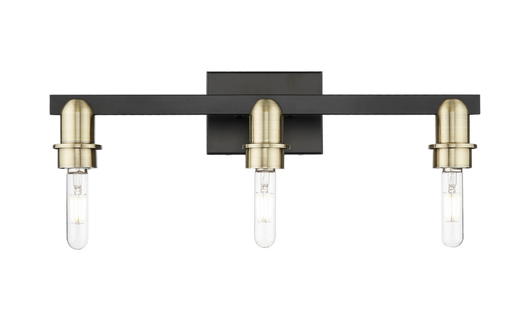 Innovations - 716-3W-BAB - Three Light Bath Vanity - Arcadia - Black Antique Brass