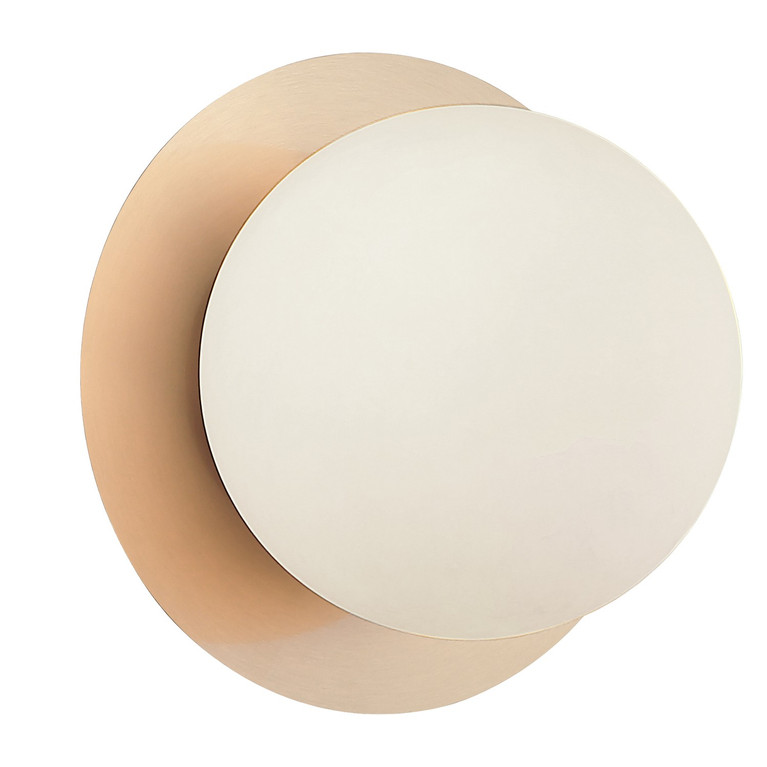 Matteo Lighting - WX41711CG - LED Wall Sconce/Ceiling Mount - Nikini - Aged Gold Brass