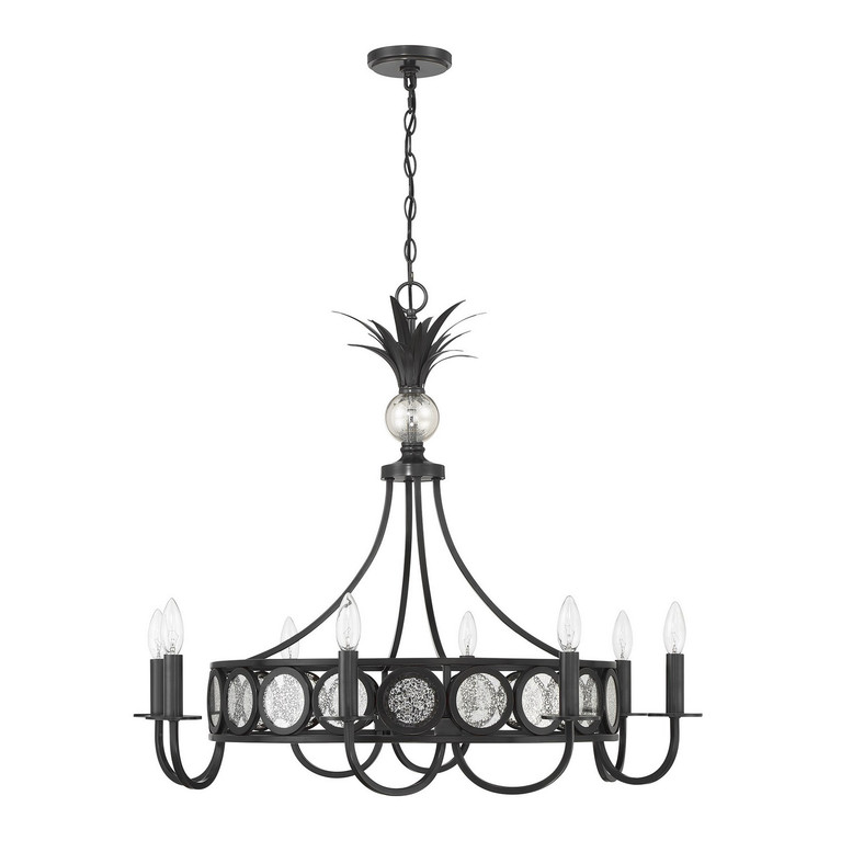 Savoy House - 1-1205-8-188 - Eight Light Chandelier - Hearst - Black Tourmaline