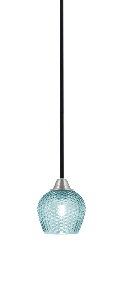 Toltec Lighting - 3401-MBBN-4605 - One Light Mini Pendant - Paramount - Matte Black & Brushed Nickel