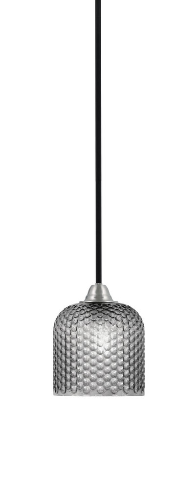 Toltec Lighting - 3401-MBBN-4912 - One Light Mini Pendant - Paramount - Matte Black & Brushed Nickel