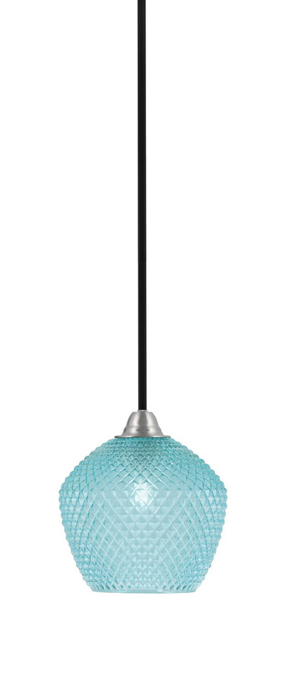 Toltec Lighting - 3401-MBBN-4925 - One Light Mini Pendant - Paramount - Matte Black & Brushed Nickel