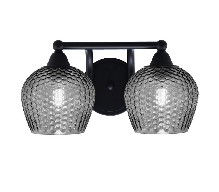 Toltec Lighting - 3422-MB-4602 - Two Light Bath Bar - Paramount - Matte Black