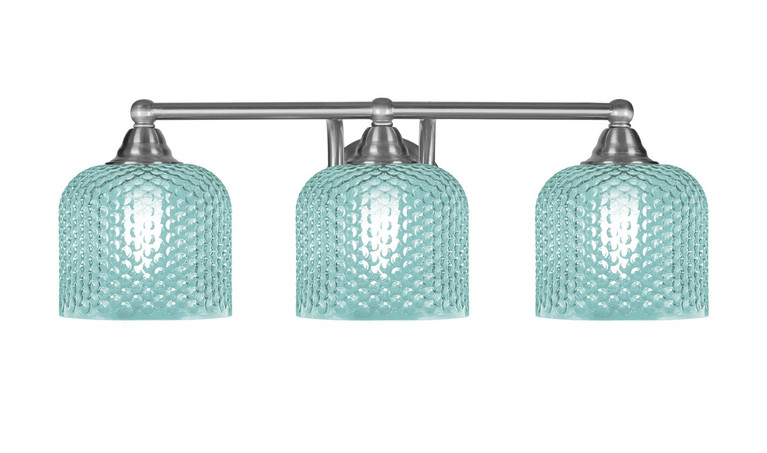 Toltec Lighting - 3423-BN-4615 - Three Light Bath Bar - Paramount - Brushed Nickel