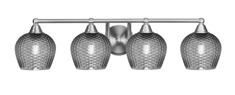 Toltec Lighting - 3424-BN-4602 - Four Light Bath Bar - Paramount - Brushed Nickel