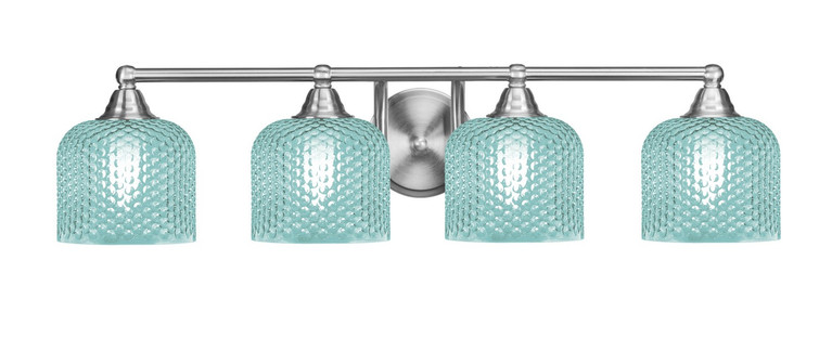 Toltec Lighting - 3424-BN-4615 - Four Light Bath Bar - Paramount - Brushed Nickel