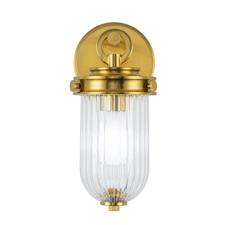 Artcraft - AC12021BR - One Light Wall Sconce - Myla - Vintage Brass