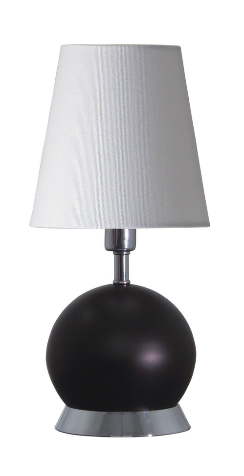 House of Troy - GEO110 - One Light Table Lamp - Geo - Black Matte w/Chrome