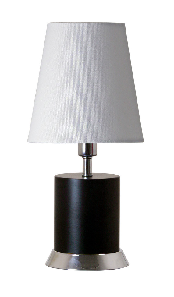 House of Troy - GEO310 - One Light Table Lamp - Geo - Black Matte w/Chrome