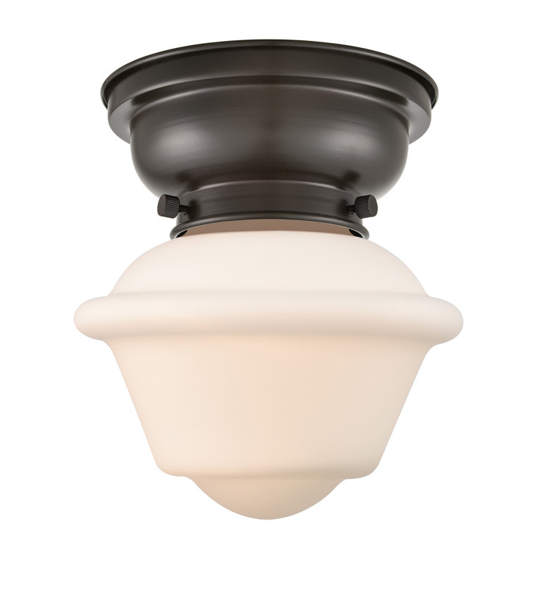 manufacturer_finish:Oil Rubbed Bronze|manufacturer_glass:Matte White|light_output:220.00lm|color_temperature:2200K|cri:99
